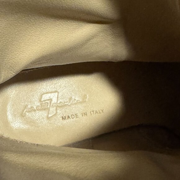 7 For All Mankind Womens Denim Blue Western Cowboy Ankle Boots, Size 36 NWOB - Picture 8 of 10